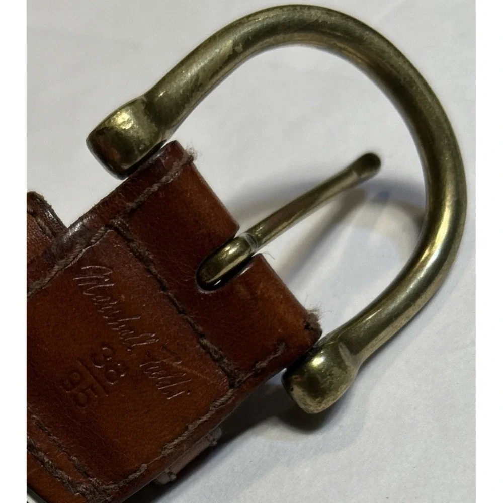 Marshall Fields VTG 90's Braided Leather Belt‎ Size 38